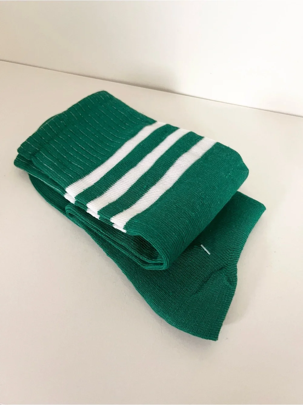 Green knee high socks